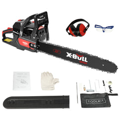 X-BULL 62cc Chainsaw Petrol Commercial 22