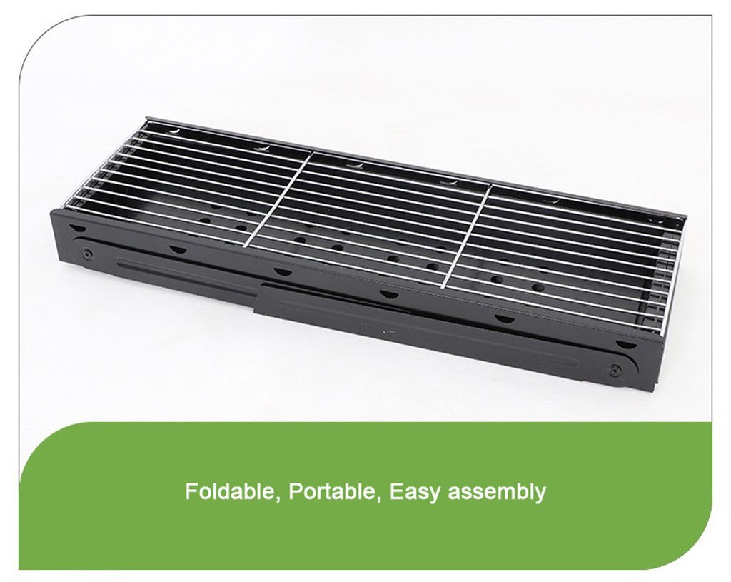 Open-Air Charcoal BBQ: Foldable and Portable for Camping and Picnics