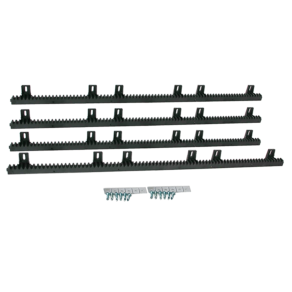 Sliding Gate Hardware Accessories Kit - 4m Gear Rack Track